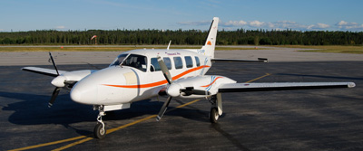 Piper Navajo of Transwest Air